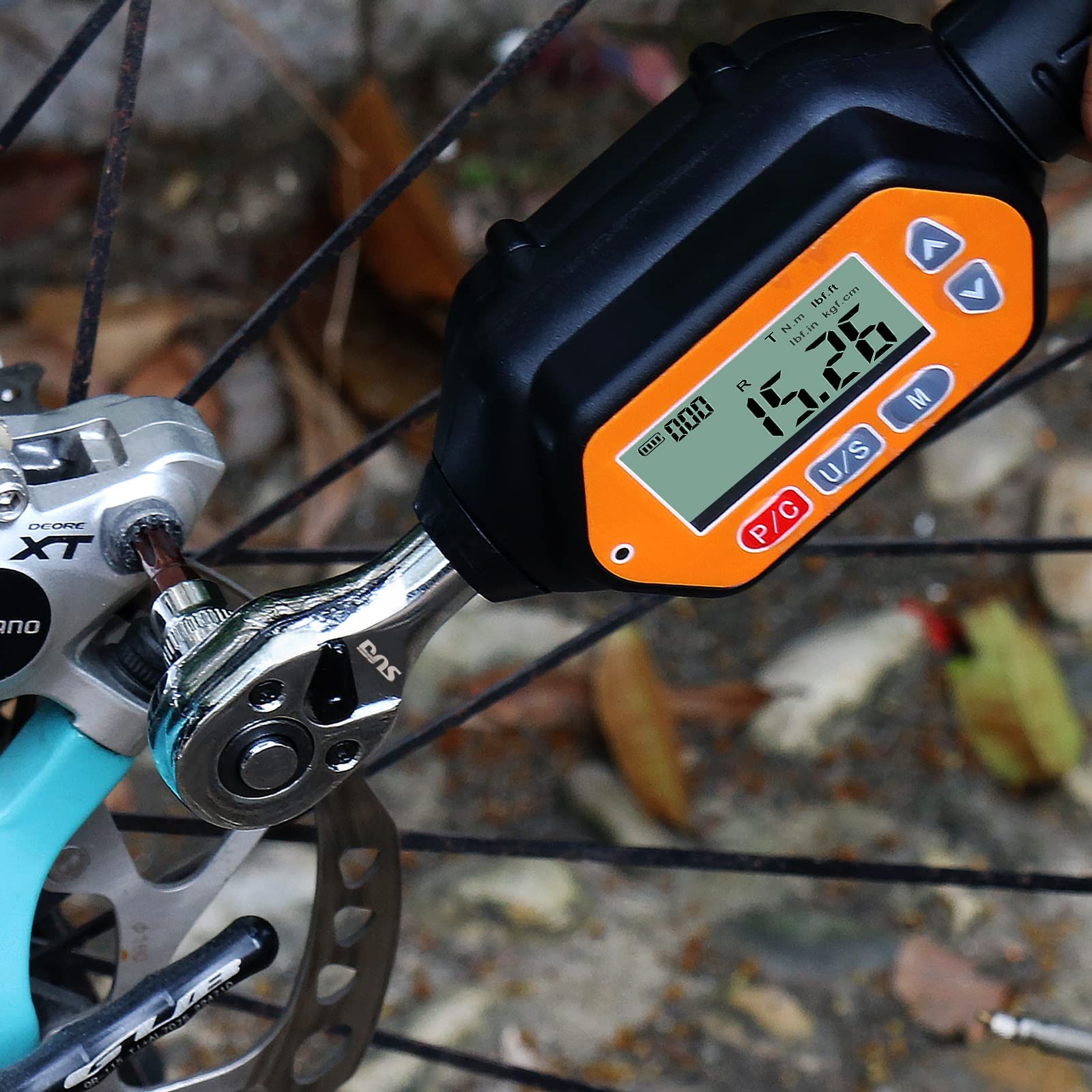 Amazon | 1/4インチ自転車＆車用 デジタルトルクレンチ - 0.9-30